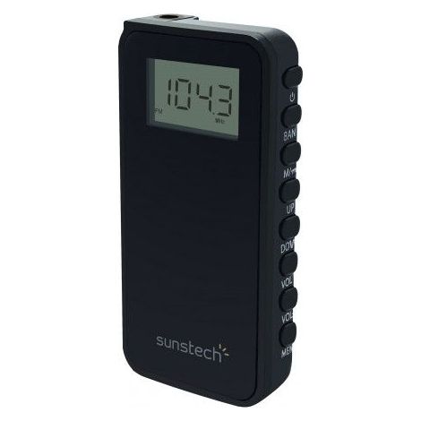 Radio Portátil Sunstech RPD23/ Negro