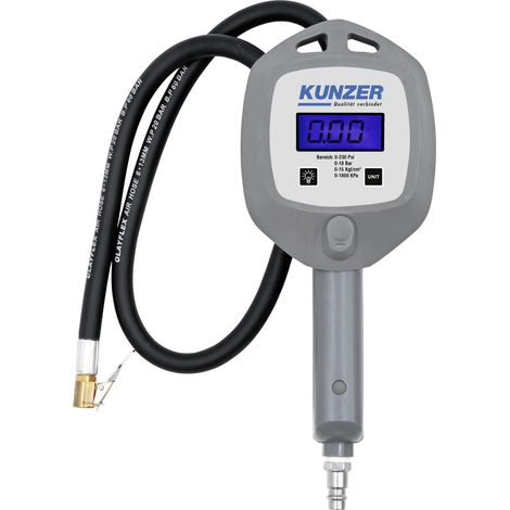 Kunzer 7HRD01 Reifendruckprüfer digital Messbereich Luftdruck 18 bar (max.) (1/2)