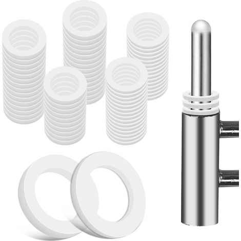100 Pcs Rondelle Plastique Entretoise Rondelles pour Gonds de Porte, Haut 1mm (1/5)