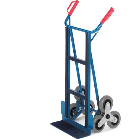 Rollcart Gerätekarre C-Profil 3er-Stern mit Schaufelbreite 450mm Vollgummi (1/2)