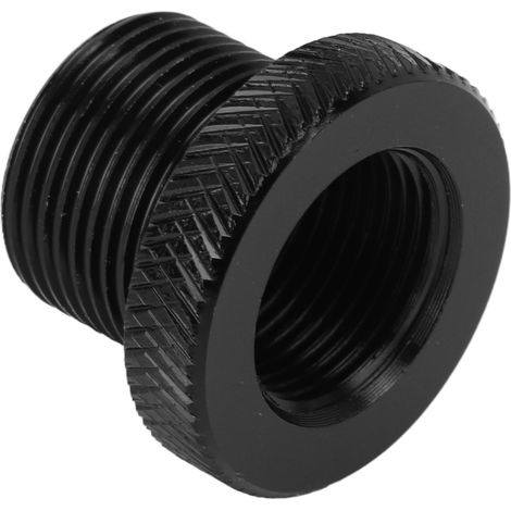 Adaptateur de filtre à huile de voiture en métal universel, connecteur fileté noir pour automobile, accessoires de voiture 5/8-24 à M14x1 (1/5)