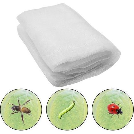 Filet anti-insectes pour jardin - Maille fine 0,04 pouce - Dimensions 2,5x10m (1/5)