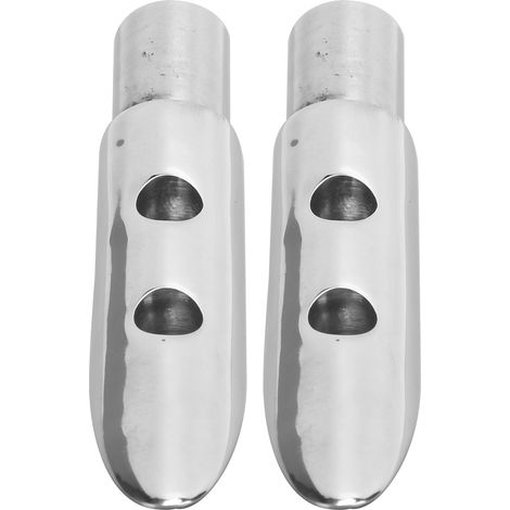 2 supports de rambarde en acier inoxydable 316 pour bateau, fixation d'embout pour tube 7/8 pouces, accessoires marins (1/5)