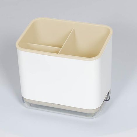 Égouttoir à vaisselle, range-fourchettes et cuillères à trois compartiments (1 pièce) (1/4)
