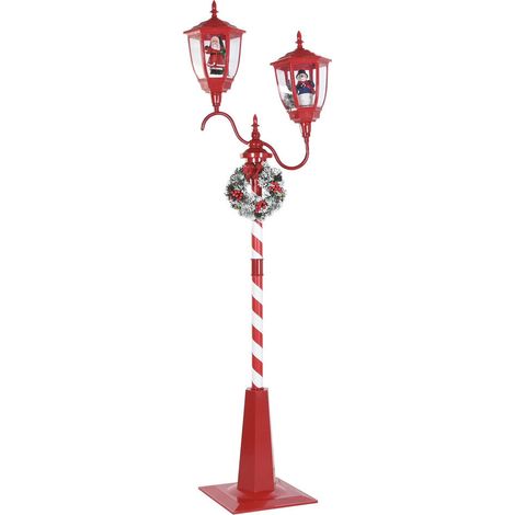 Farola Led Pe 70X60X225 Movimiento Musical Rojo (1/5)