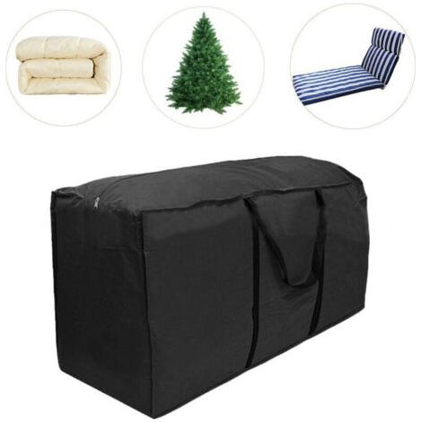 Nazalus-Vente chaude-Sac de Rangement pour Coussin de Jardin,210D Oxford Tissu,Housses de Coussin d'Extérieur,Sac de Transport Hydrofuge pour Coussins avec Poignée (173x76x51cm) (1/5)