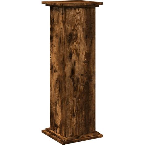 Maison Exclusive - Postament mit Stauraum Räuchereiche 31x30x90 c