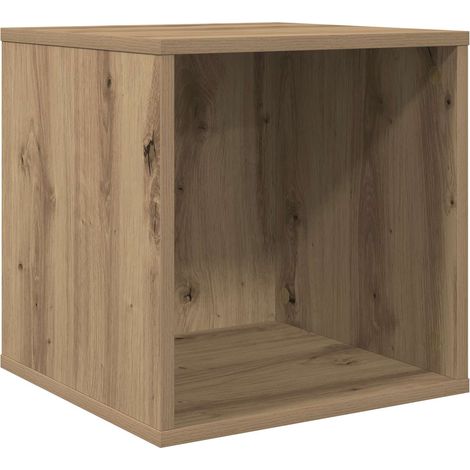vidaXL Caja para álbumes de vinilo Roble artisan 37 x 36,5 x 38 cm (1/2)