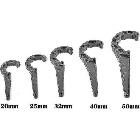 Raccord de robinet en PVC/PE 20/25/32/40/50 mm vanne en plastique accessoire de tuyau d'irrigation pour jardin et ferme S05-50mm-Wrech (1/4)