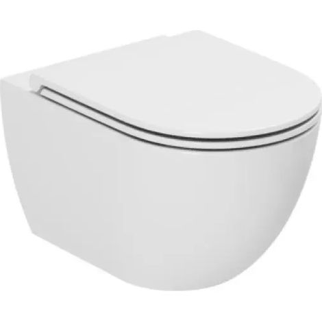 Vaso wc sospeso in ceramica bianca serie comoda con sistema easy clean AZZURRA