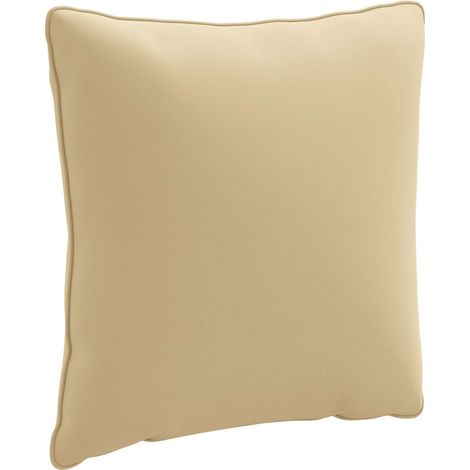 1-Piece Back Cushion PUTTEN 100% Polyester Beige vidaXL (1/5)