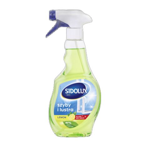 Limpiador de ventanas y espejos Sidolux Limón 500 ml