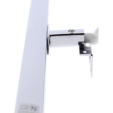Applique murale LED salle de bain 6W 4000K Madrid chrome CRISTALRECORD 43-902-06-001