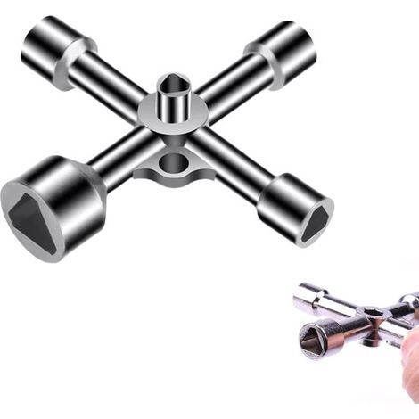5-in-1 Universal-Dreieckschlüssel – 7 mm, 10 mm, 12 mm, 13 mm, 18 mm (1/5)