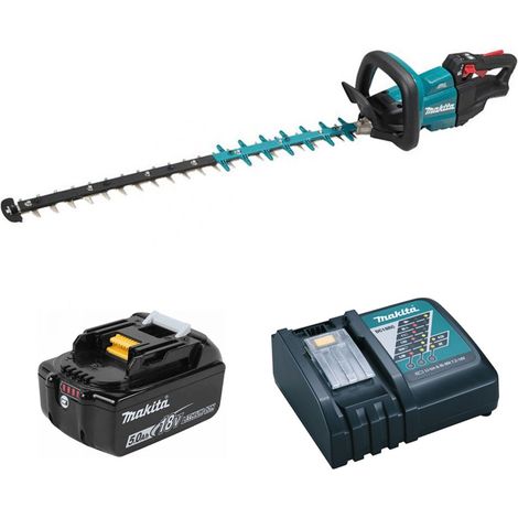 Makita DUH751 LXT 18v Brushless Hedge Cutter Trimmer 75cm + 5ah Battery Charger (1/4)