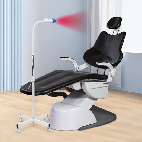 Lampe LED de Blanchiment Dentaire Professionnelle 36 W à Double Couleur Bleu/Rouge
