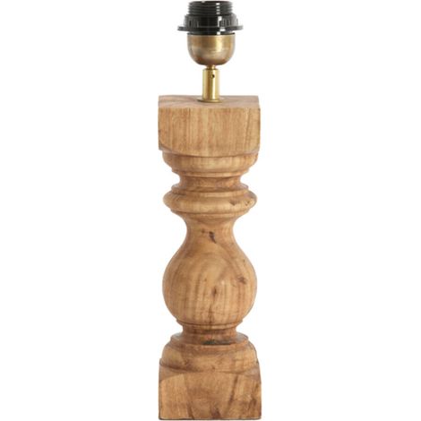 Lampada da tavolo - naturale - CUMANI - legno - apparecchio (1/4)
