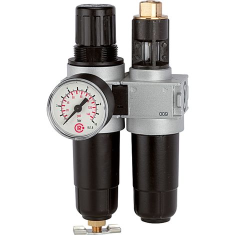 Riegler Wartungseinheit 2-tlg. »multifix-mini«, mit Metallbehälter, G 1/8 (1/4)