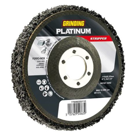 Disque de nettoyage en nylon pour de'soxyder et de'rouiller   115 mm pour nettoyer caoutchouc plastiques bois