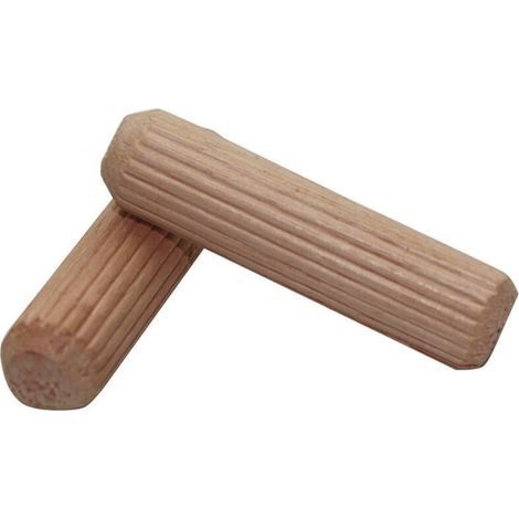 100 Pieces Wooden Dowels - Solid Beech Wood Dowels 12x60 mm - Reef Dowels - Beech Wood Dowels 12x60 mm - Hand Packed in Austria (1/4)