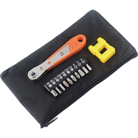 Mini tournevis à cliquet 36 dents, outil de maintenance et d'utilisation dans les espaces restreints, douille de type L, clé d'angle en L (1/5)