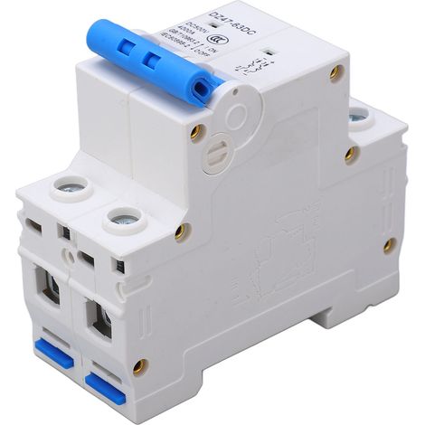 Disjoncteur miniature CC amélioré 2P 500 V à air pour panneaux photovoltaïques, réseau 25 A (1/5)