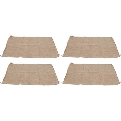 Set di 4 sacchi di iuta grandi per patate da corsa (1/5)