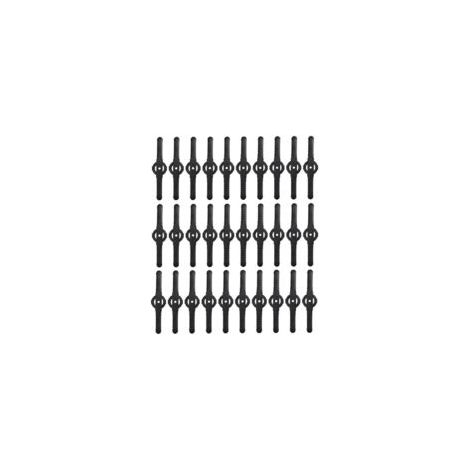Ersatzklingenköpfe für Rasentrimmer, Rasenmäher-Freischneiderklingen, Unkrautvernichter-Messerköpfe, Zahnklinge, Edelstahlklinge und Kunststoffklinge - Crezuo