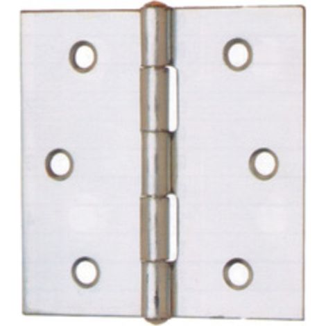 CERNIERA PERNO FISSO 121 ACC ZINC  30 X 30 MM Q.TA 24