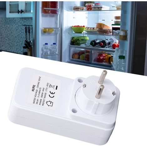 Prise de protection multifonctionnelle 230 V conforme aux normes européennes, protection multifonctionnelle pour réfrigérateur (1/5)