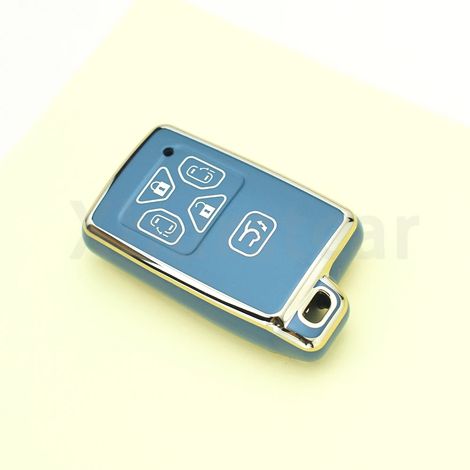 Coque de télécommande en TPU gris (5 boutons) pour Toyota Noah Voxy Alphard Vellfire Previa Estima Isis,Housse de clé de voiture pou (1/5)