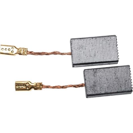 2x Balais de charbon pour moteur 5 x 10 x 16mm compatible avec Hilti AG 125-S, AG 230-S, D 125-S, DAG 115-S outil électrique (1/3)