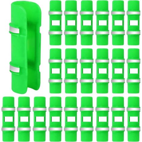 Lot de 30 clips de fixation pour tubes de 25 mm ,Boucle de film fixe ,Boucle(vert) (1/5)