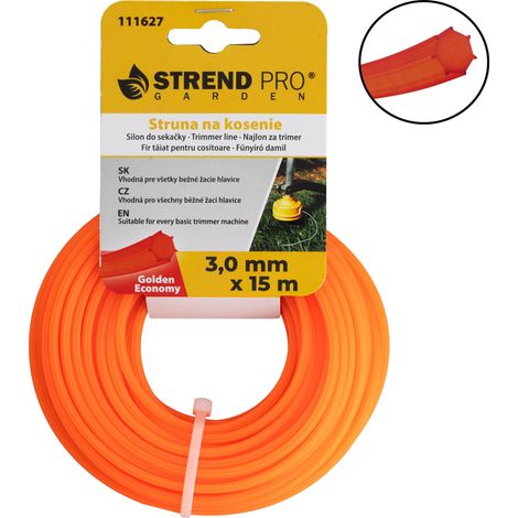 Trimmerfaden Golden Economy 3,0 mm, L-15 m, HEX