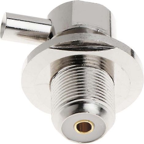 Connecteur RF femelle UHF SO239 à angle droit pour câble coaxial RG58 RG142 LMR195 (1/4)