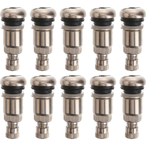 10 tiges de valve Epauto pour pneus de voiture et véhicules, tiges de valve de rechange pour pneus Aotu (1/5)