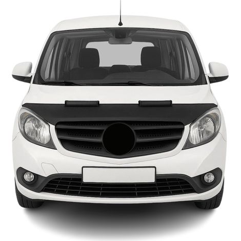 Protège Capot compatible avec Mercedes Citan 2012 à 2021, Bra de Capot Protection, Noir (1/5)