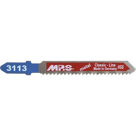 5 Lames scie Sauteuse HSS (pour acier/metal) dents fraisées avoyées 50/75Mm - 2mm mm