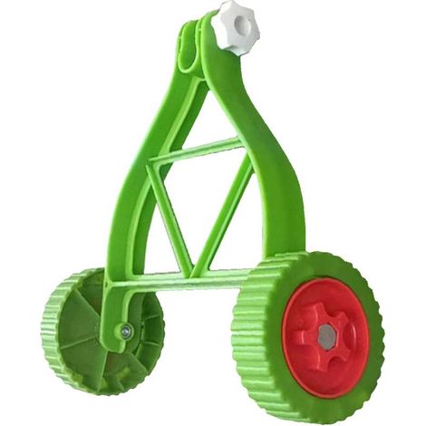 Roue auxiliaire réglable facilitant l'entretien, compatible tondeuses sans fil et batteries lithium-ion, support de roue pratique (1/5)