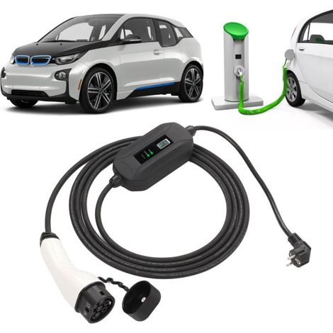 3,6 KW EV-Ladegerät Typ 2, Ladegerät für Elektroautos, 16 A, 5 m Ladekabel für Elektroautos, Standard IEC 62196-2 Typ (1/5)