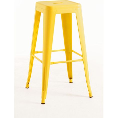 Packs Taburetes Altos - Pack 2 Taburetes Torix Altos 76 cm - Amarillo Cuarzo (1/5)