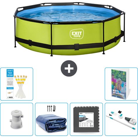 Exit Pool Rund - 300x76 cm - 7-teilig S315