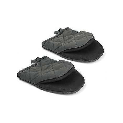 Hitzebeständige Küchenhandschuhe, Ofenhandschuhe mit komfortablem Futter, flexibler Schutz für vielfältige Einsatzmöglichkeiten, rutschfester Silikongriff, inklusive