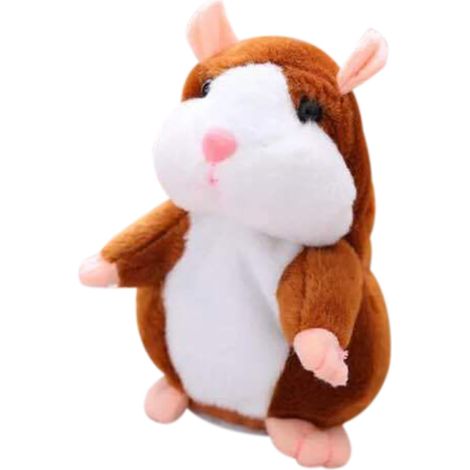 Irovami Hamster électrique parlant à voix modifiée, hamster enregistreur, peluche électrique