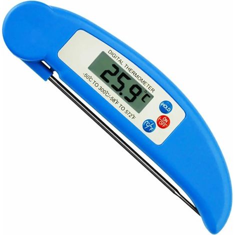 Thermomètre à sonde électronique pour aliments de cuisine (bleu) (1/5)
