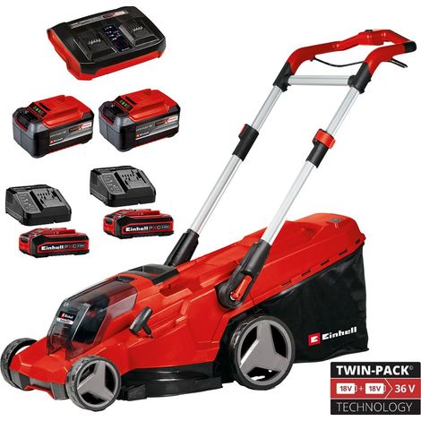 Einhell Cordless 18/36v Lawnmower 42cm RASARRO 36/42 PXC X2 5.2Ah + X2 4AH Kit (1/4)