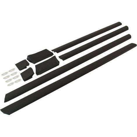 Audi 100 C4 91-94 untere Seitenleisten, 8er-Set mit Clips (1/2)