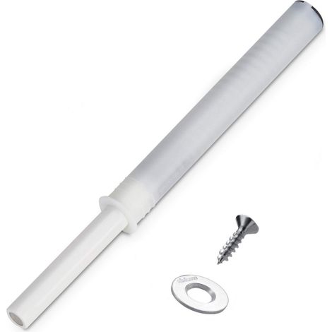 Blum Tip-On 956A1002 Langversion Seidenweiß Magnetisch mit Schraubplatte