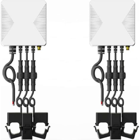 2x Tuya Smart Life 3-Phasen-WLAN-Energiezähler (kWh) 80A 120A Stromzangen-Stromwandler App-Überwachung (80A) (1/5)