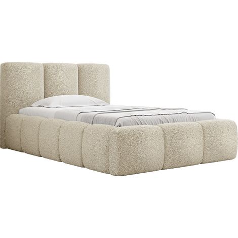 Cama TrendyNest Vulpora II, Abriamo 03, Individuales, 90x200, Tapiz, Somieres, 110x222x71cm (1/5)
